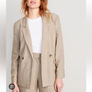 Old Navy Linen Blazer